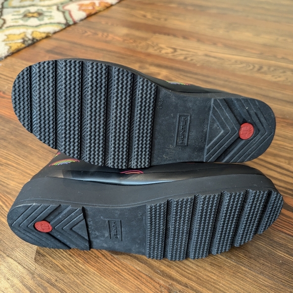 Hunter Boot Women's Play Mini Short Rain Boot Rainbow 10 Medium US - Picture 5 of 10